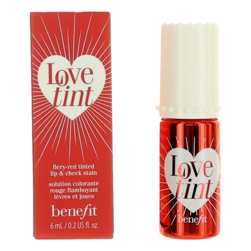 Love Tint Benefit 0.2 oz Fiery-red tined Lip & Cheek Stain - Pertinacia Perfume