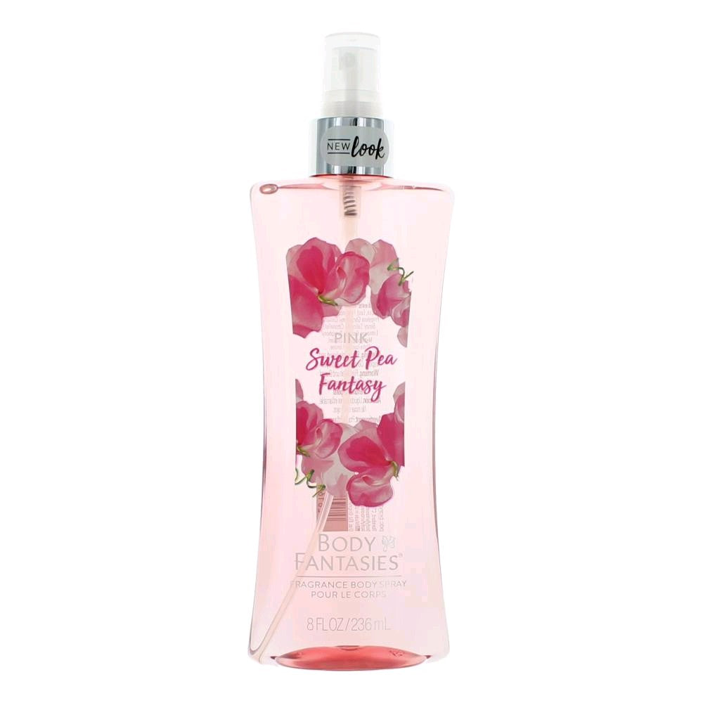 Pink Sweet Pea Fantasy Body Fantasies 8oz Fragrance Body Spray women - Pertinacia Perfume