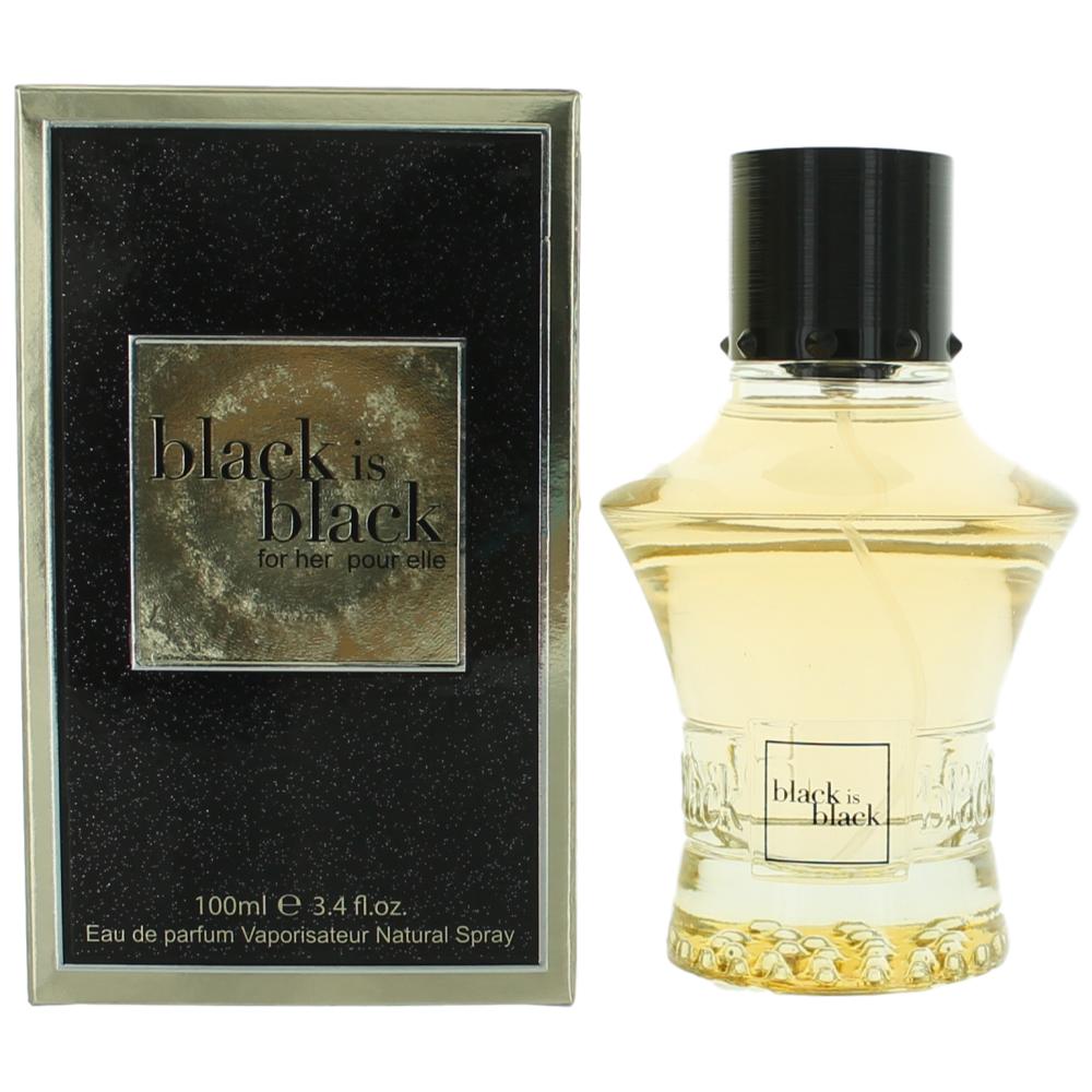 Black is Black Her NuParfums 3.4 oz EDP Spray Women - Pertinacia Perfume