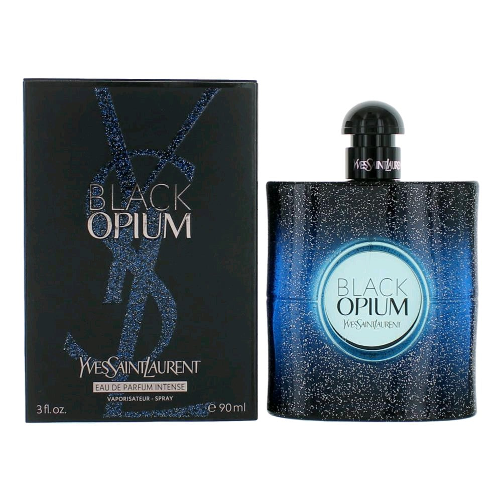 Black Opium Yves Saint Laurent 3 oz EDP Intense Spray Women - Pertinacia Perfume