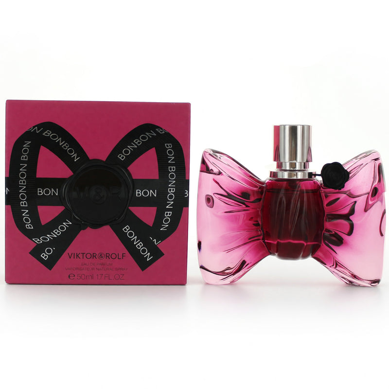 Viktor & Rolf Bonbon 1.7 oz women's EDP spray bottle with elegant packaging and gold accents.