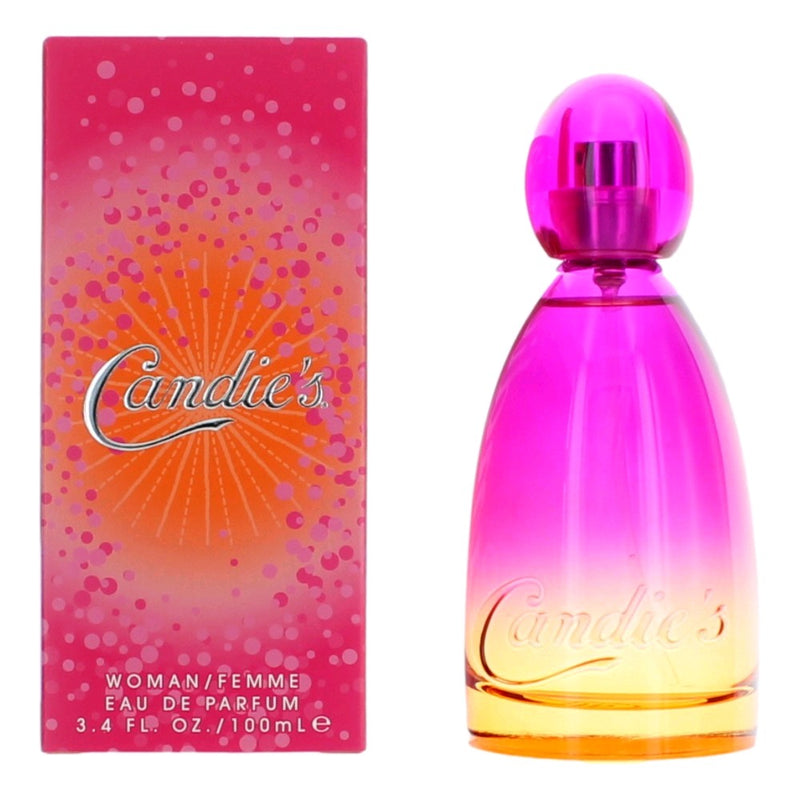 Candie's by Candie's 3.4 oz women's Eau de Parfum spray bottle with elegant packaging and floral fragrance design.