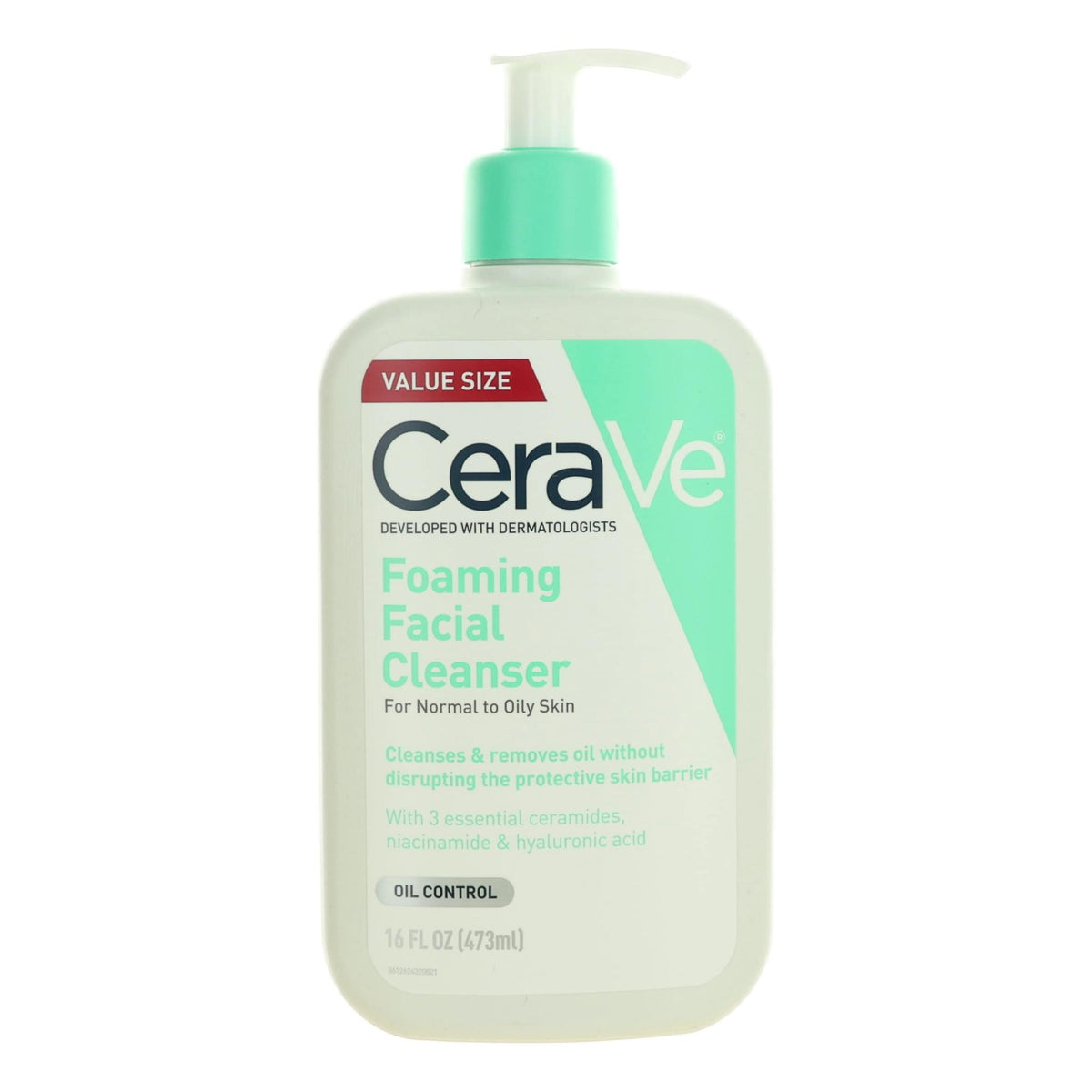 CeraVe Foaming Face Wash CeraVe 16oz Facial Cleanser Normal to Oily Skin - Pertinacia Perfume
