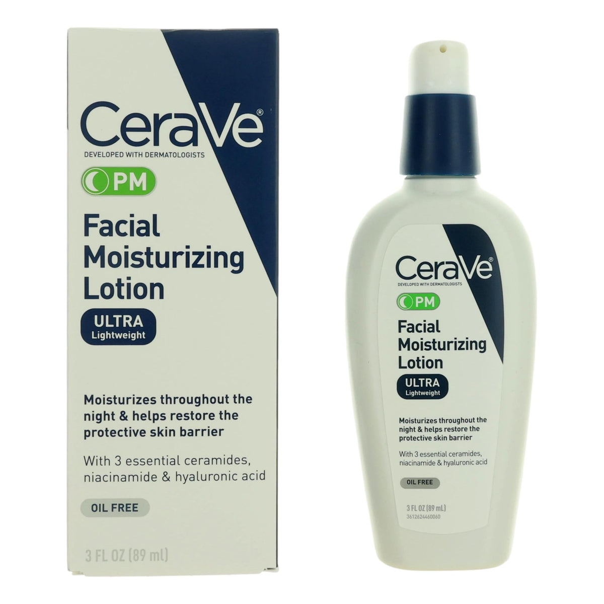CeraVe Facial Moisturizing Lotion CeraVe 3oz Lightweight Night Moisturizer - Pertinacia Perfume