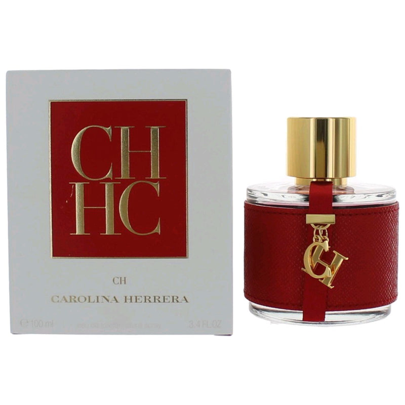 Carolina Herrera CH women’s 3.4 oz EDT spray bottle, elegant packaging, ready for use
