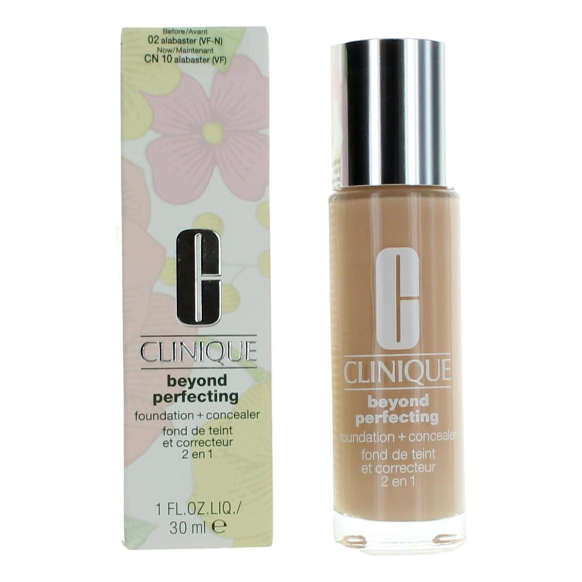 Clinique Beyond Perfecting Clinique 1 oz Foundation + Concealer- CN 10 Alabaster - Pertinacia Perfume