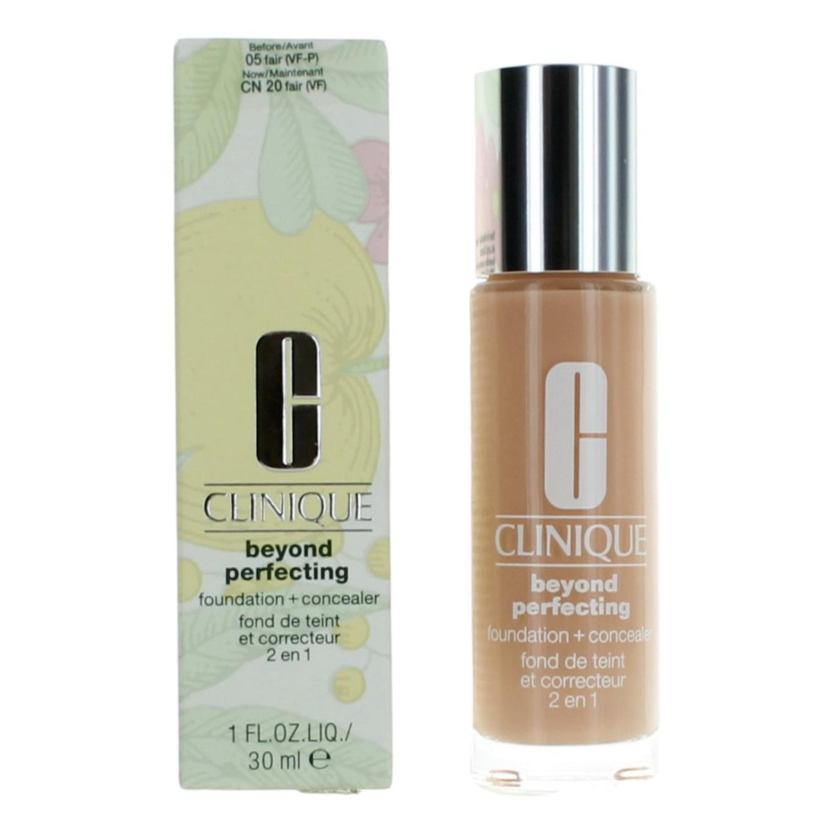 Clinique Beyond Perfecting Clinique 1 oz Foundation + Concealer- CN 20 Fair - Pertinacia Perfume
