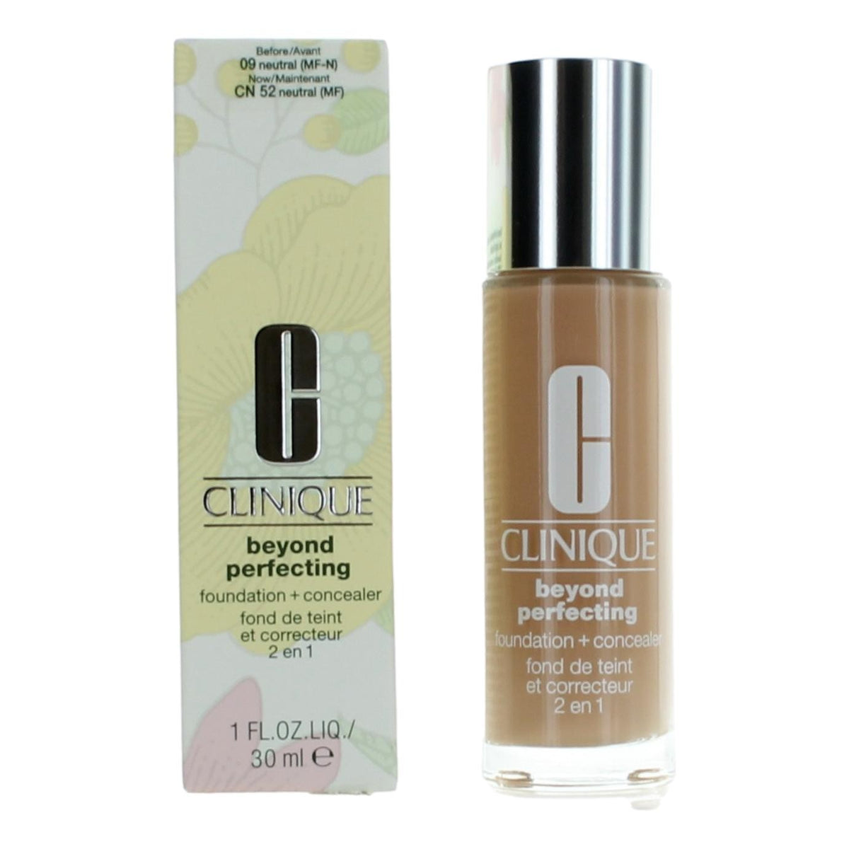 Clinique Beyond Perfecting Clinique 1 oz Foundation + Concealer- CN 52 Neutral - Pertinacia Perfume