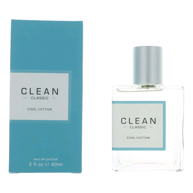 DLiSh Clean Cool Cotton 2 oz women’s EDP spray bottle, fresh and clean cotton scent, compact physical perfume product