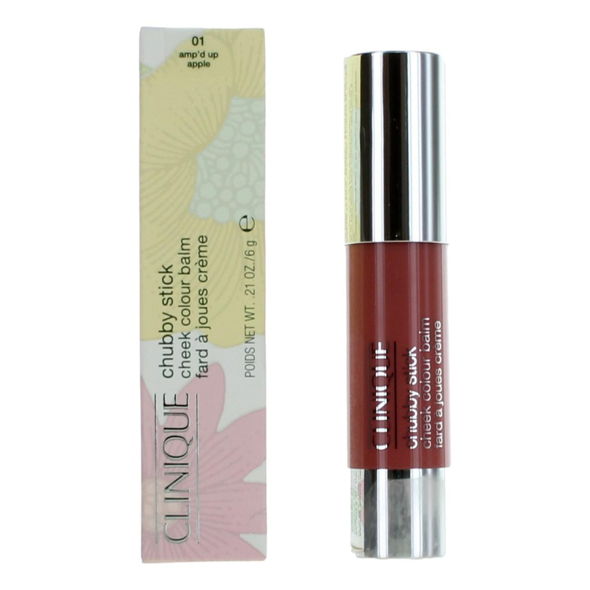 Clinique Chubby Stick Clinique .21 oz Cheek Colour Balm- 01 Amp'd Up Apple - Pertinacia Perfume
