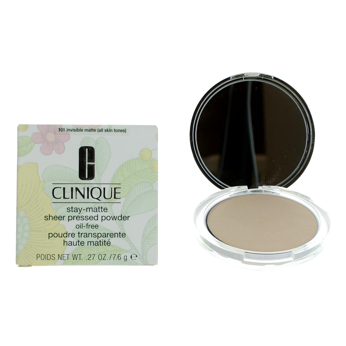 Clinique Stay-Matte Clinique .27 oz Sheer Pressed Powder- 101 Invisible Matte (All Skin Tones) - Pertinacia Perfume