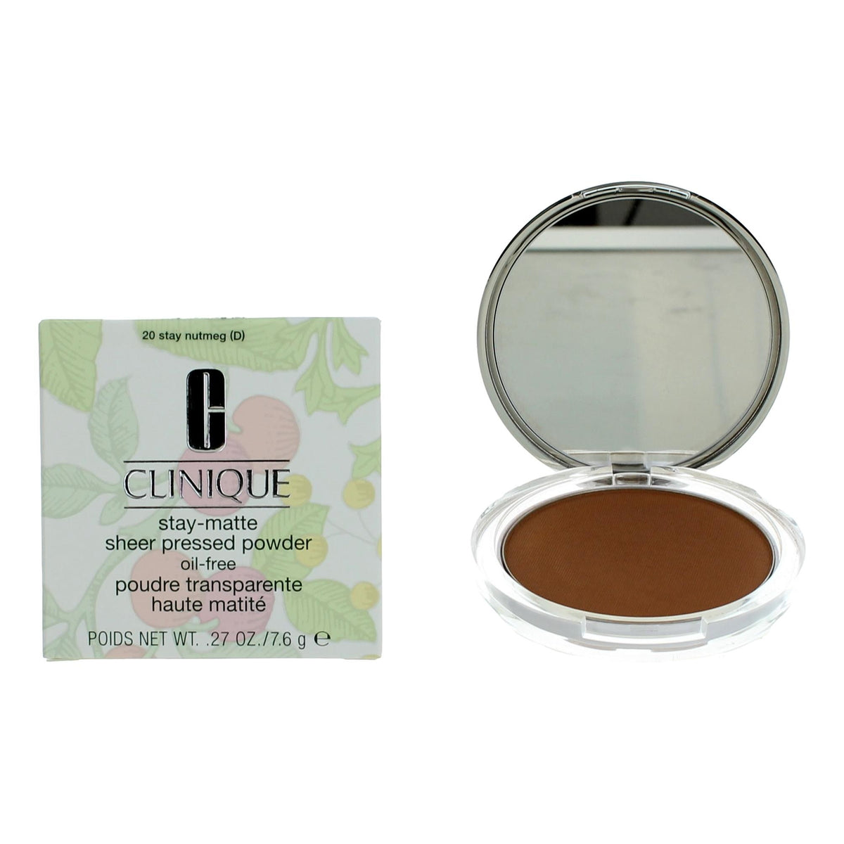 Clinique Stay-Matte Clinique .27 oz Sheer Pressed Powder- 20 Stay Nutmeg - Pertinacia Perfume