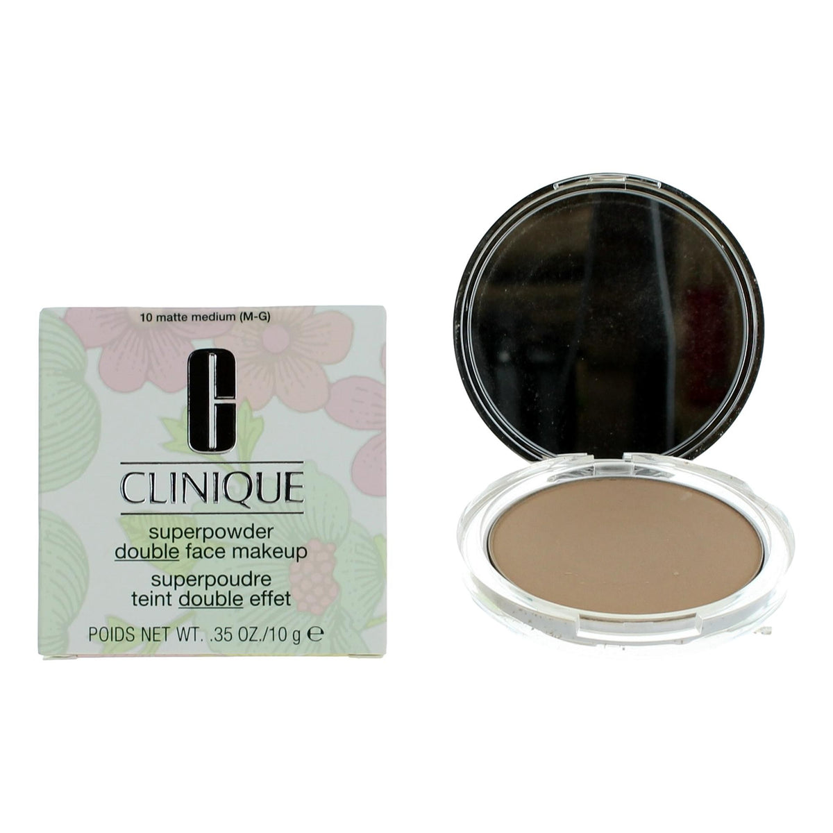 Clinique Superpowder Double Face Makeup Clinique .35 oz Face Powder- 10 Matte Medium - Pertinacia Perfume