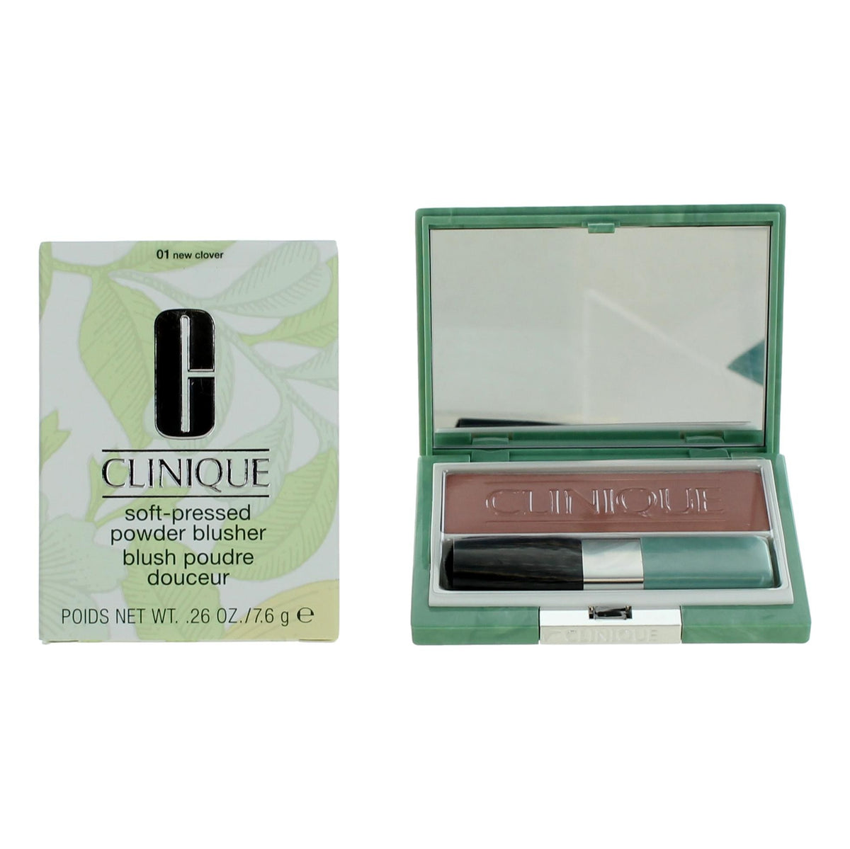 Clinique Soft-Pressed Powder Blusher Clinique .26 oz Blush- 01 New Clover - Pertinacia Perfume