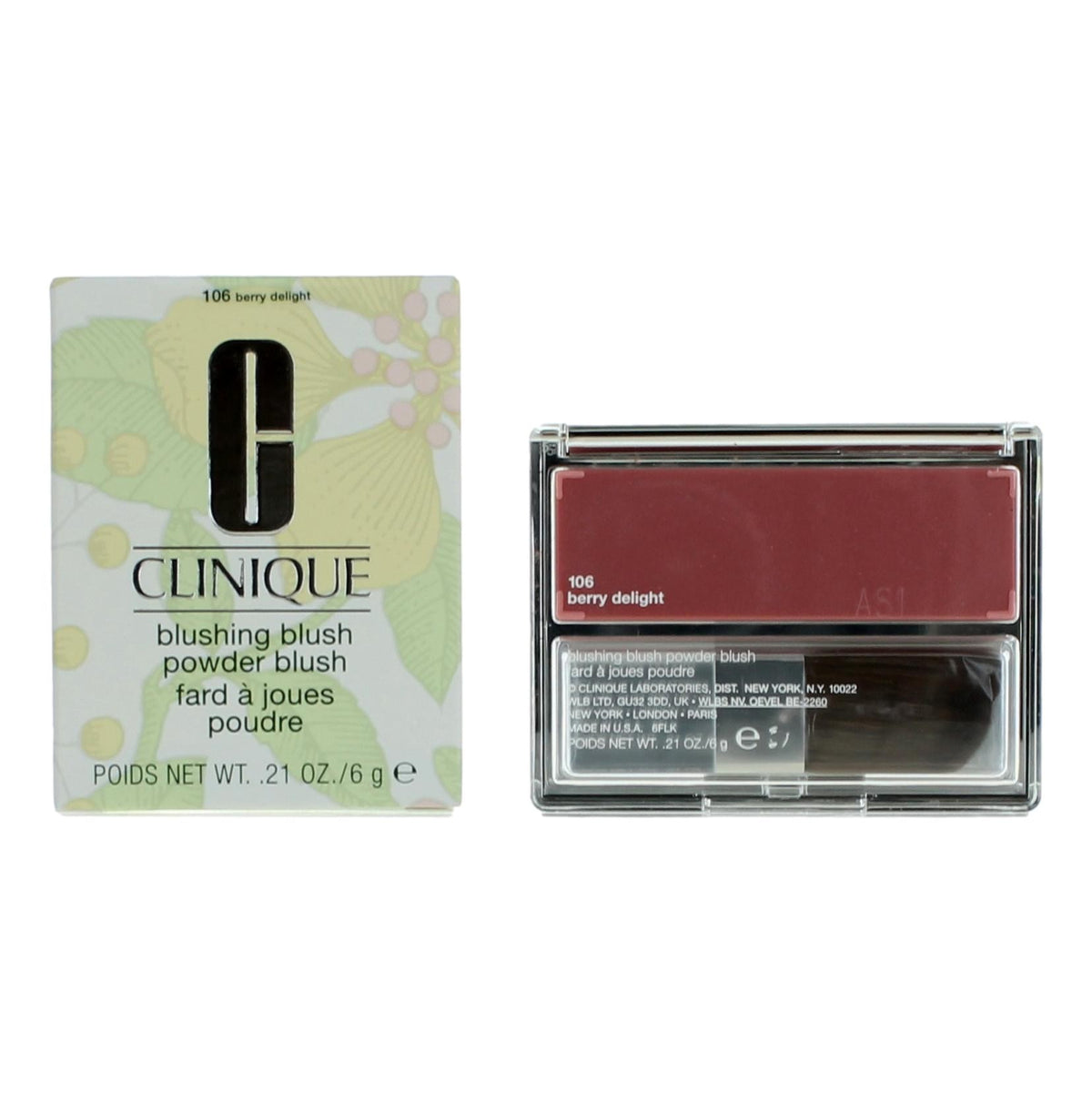 Clinique Blushing Blush Clinique .21 oz Powder Blush- 106 Berry Delight - Pertinacia Perfume