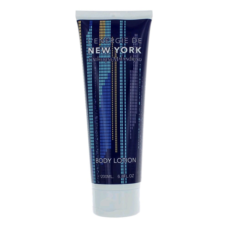 Catherine Malandrino L'Energie De New York 6.8oz body lotion bottle for women with elegant packaging visible.