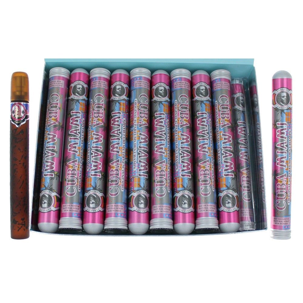 Cuba City Miami Cuba 1.17 oz EDP Women. Pack of 20 - Pertinacia Perfume