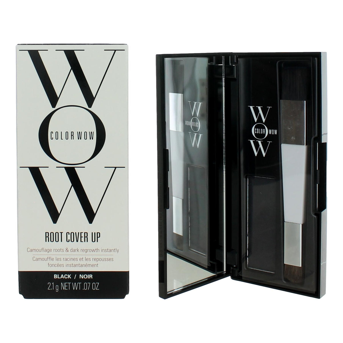 Color Wow Root Cover Up Color Wow .07 oz Root Coverup Powder- Black - Pertinacia Perfume