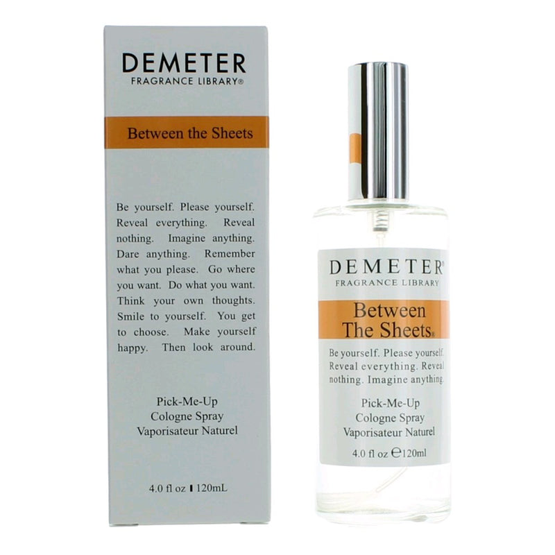 Demeter Between the Sheets 4 oz women's cologne spray bottle with floral and fresh scent.