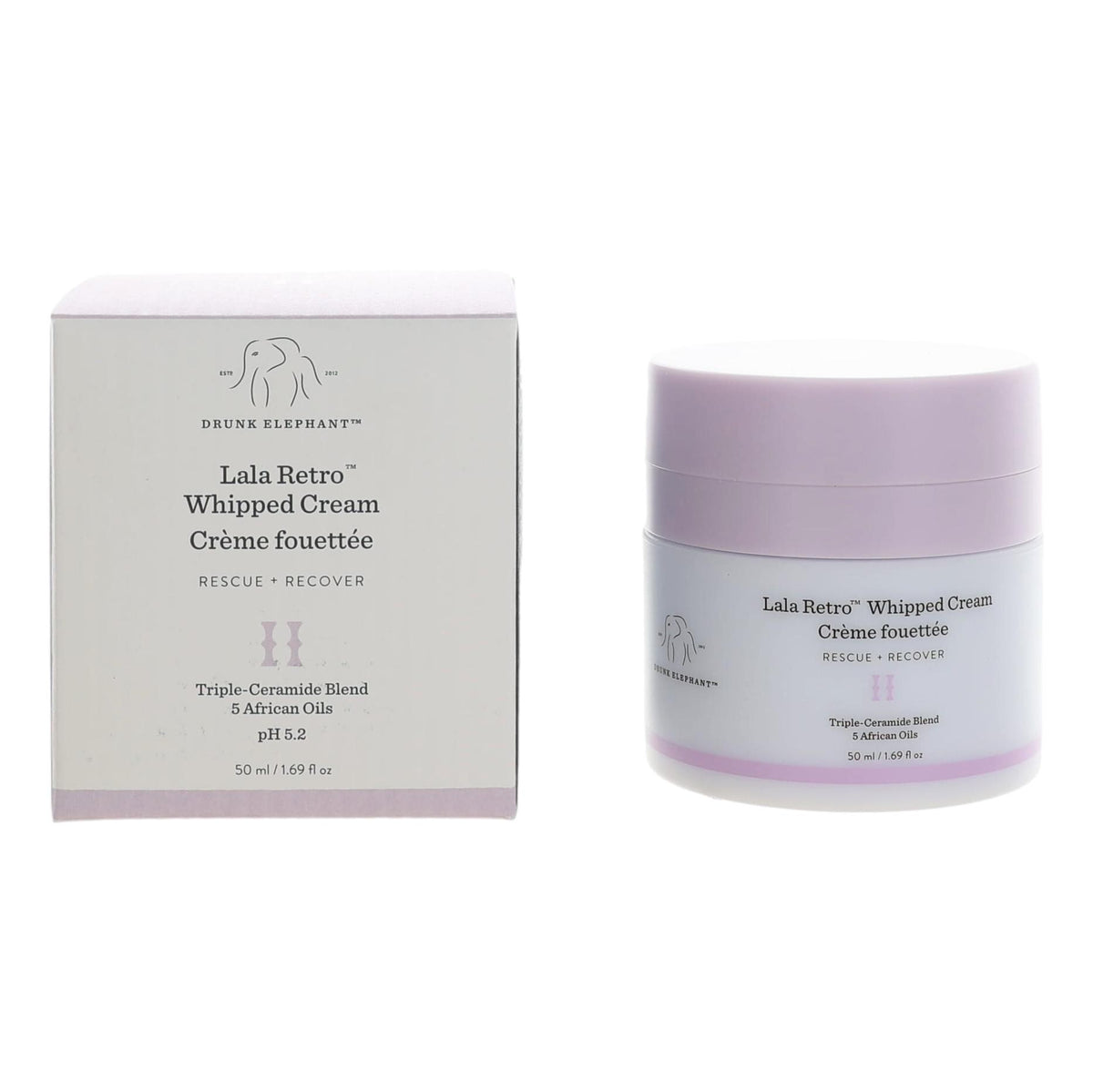Drunk Elephant Lala Retro Whipped Cream Drunk Elephant 1.69oz Face Cream - Pertinacia Perfume