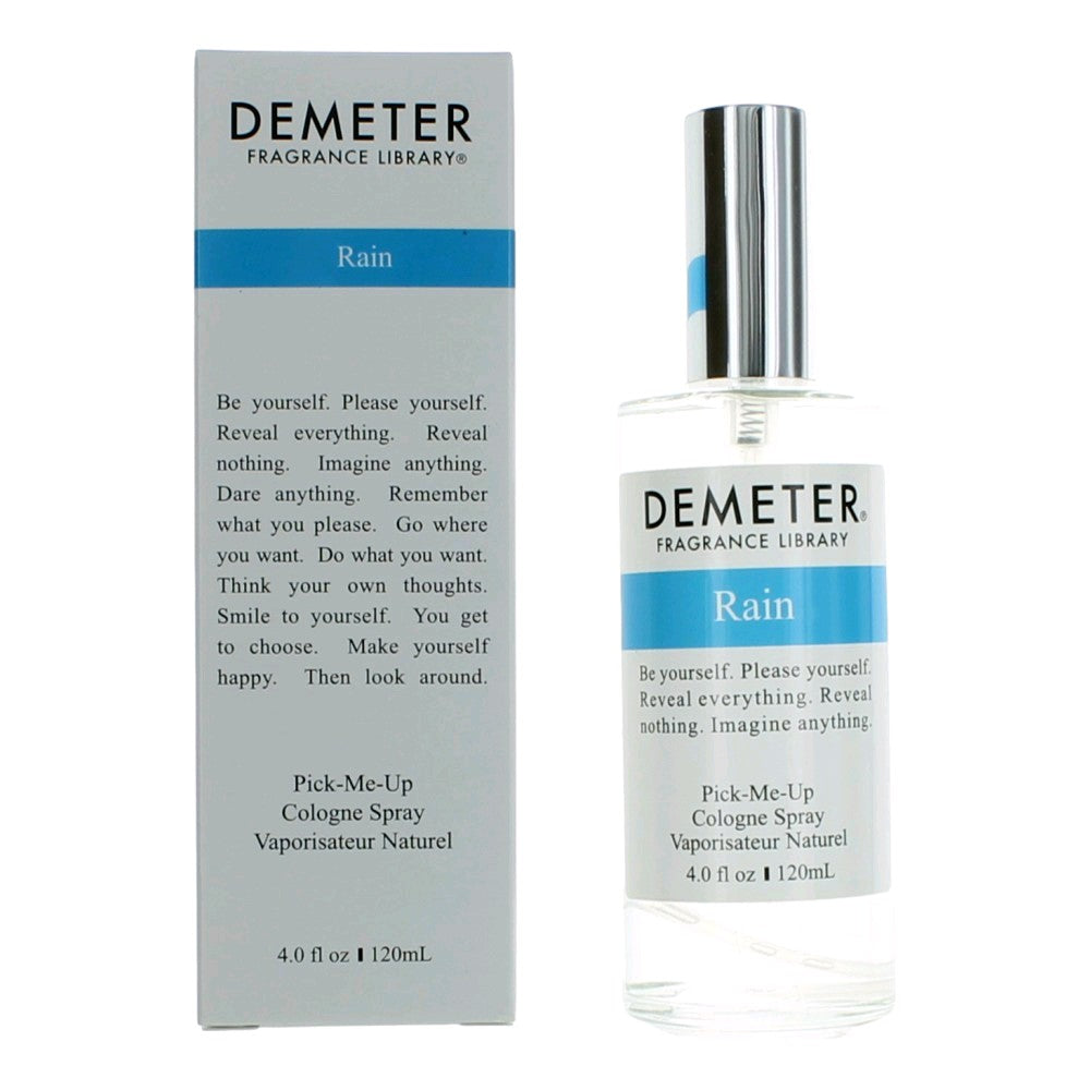 Rain Demeter 4 oz Colonge Spray Unisex - Pertinacia Perfume