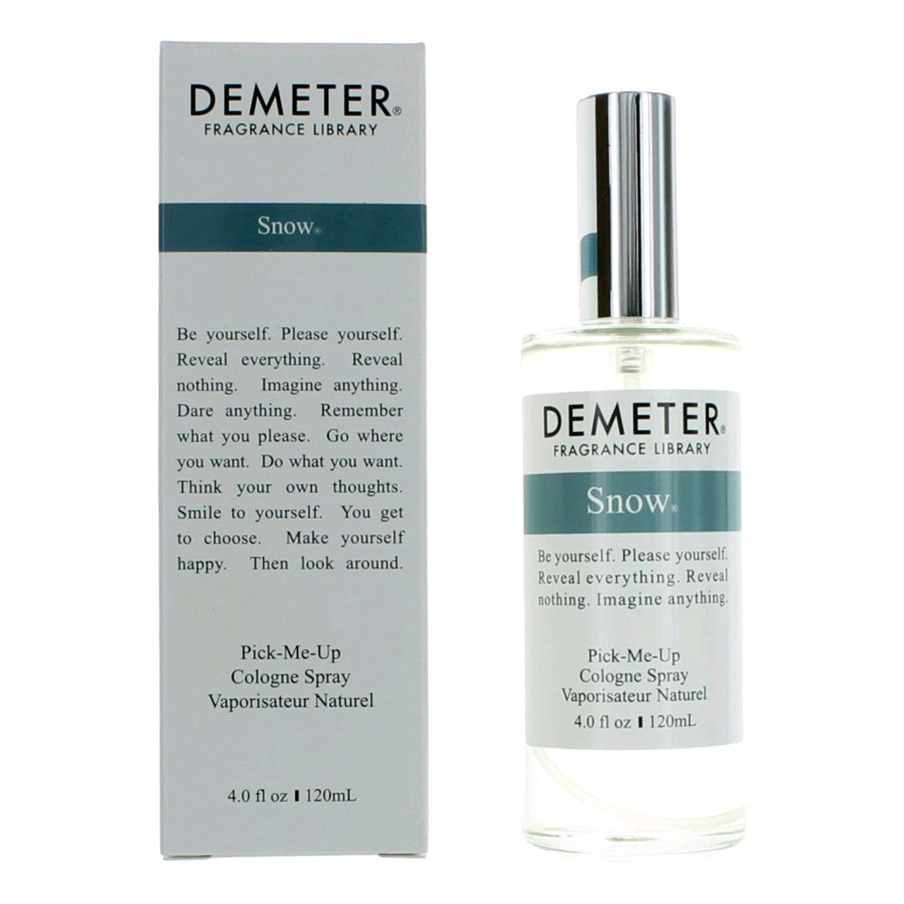 Snow Demeter 4 oz Cologne Spray Unisex - Pertinacia Perfume