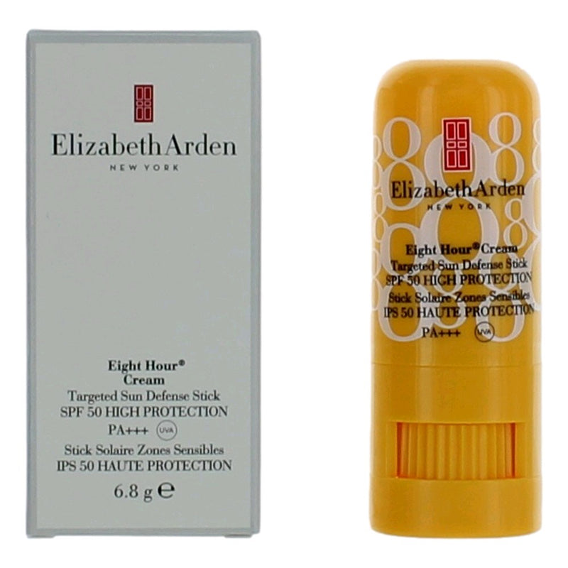 Elizabeth Arden Eight Hour Cream 0.2 oz hydrating stick with SPF 40, designed for targeted sun protection and skincare for women.