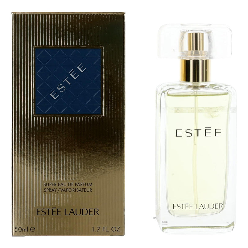 Elegant 1.7 oz Estee Lauder Estee EDP spray for women, featuring a sleek bottle design and luxurious fragrance.