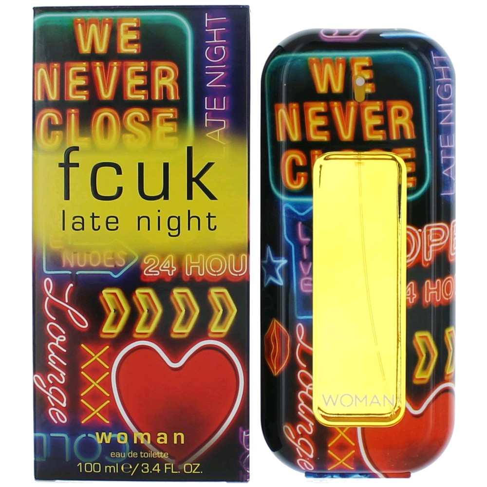 FCUK Late Night French Connection 3.4 oz EDT Spray Women - Pertinacia Perfume