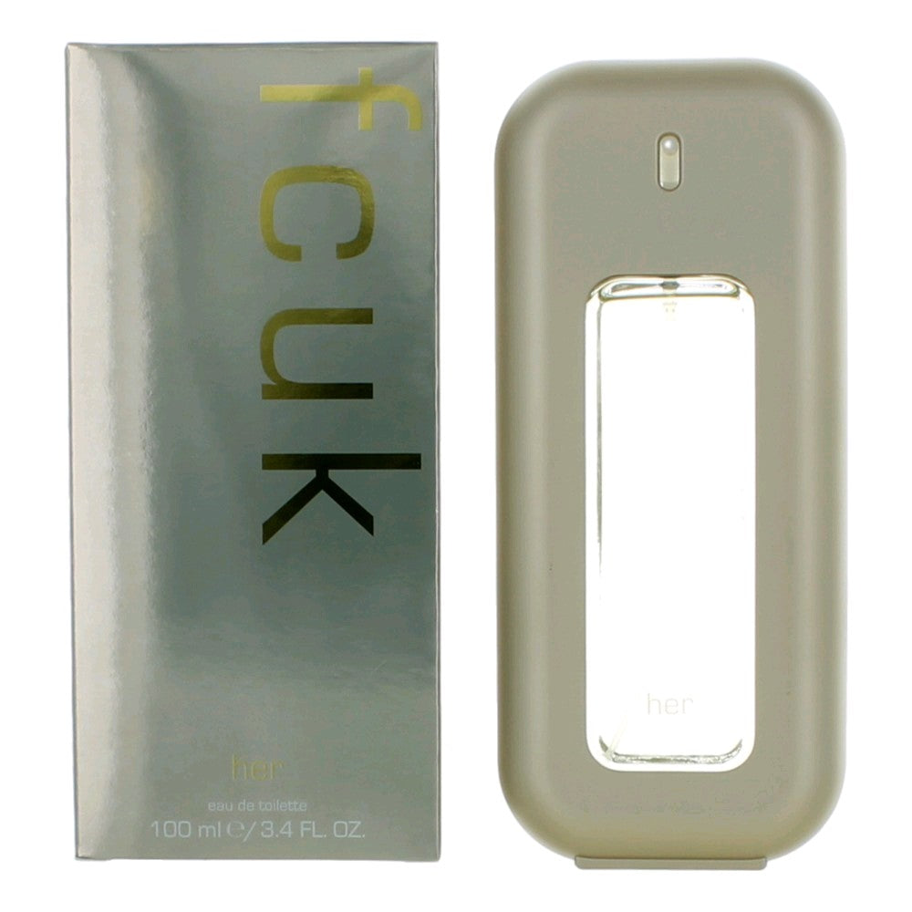 FCUK French Connection 3.4 oz EDT Spray Women (F.C.U.K) - Pertinacia Perfume