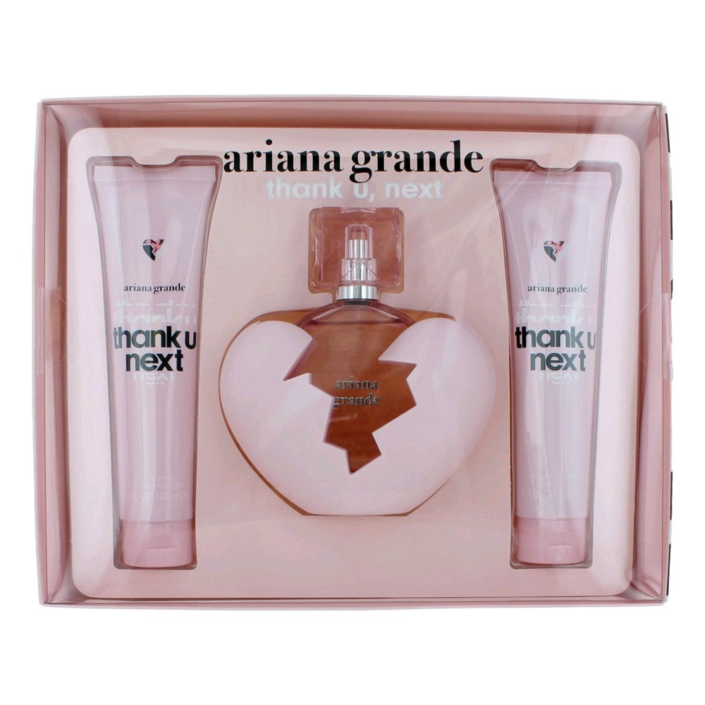 Thank U Next Ariana Grande 3 Piece Gift Set Women - Pertinacia Perfume