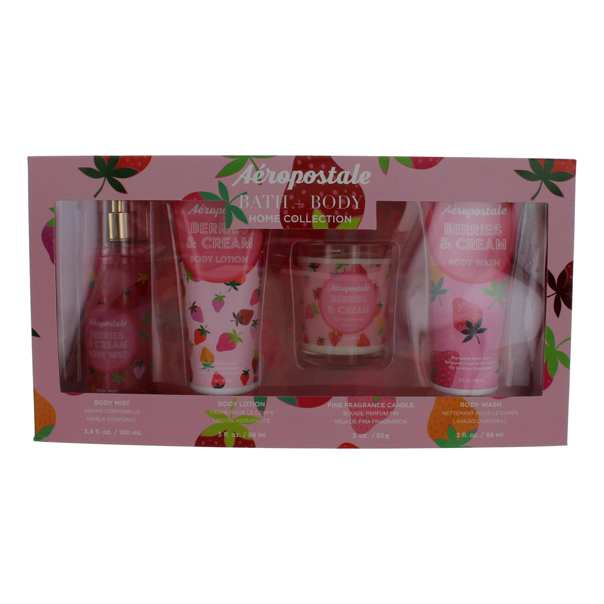 Aeropostale Bath+Body Home Collection Aeropostale 4 Piece Gift Set - Pertinacia Perfume