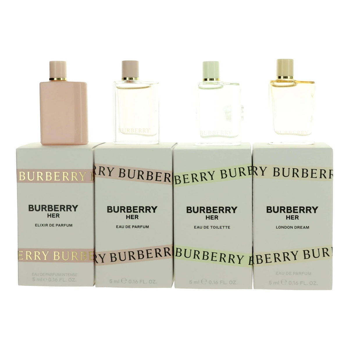 Burberry Her Burberry 4 Piece Variety Mini Gift Set women with Elixir - Pertinacia Perfume