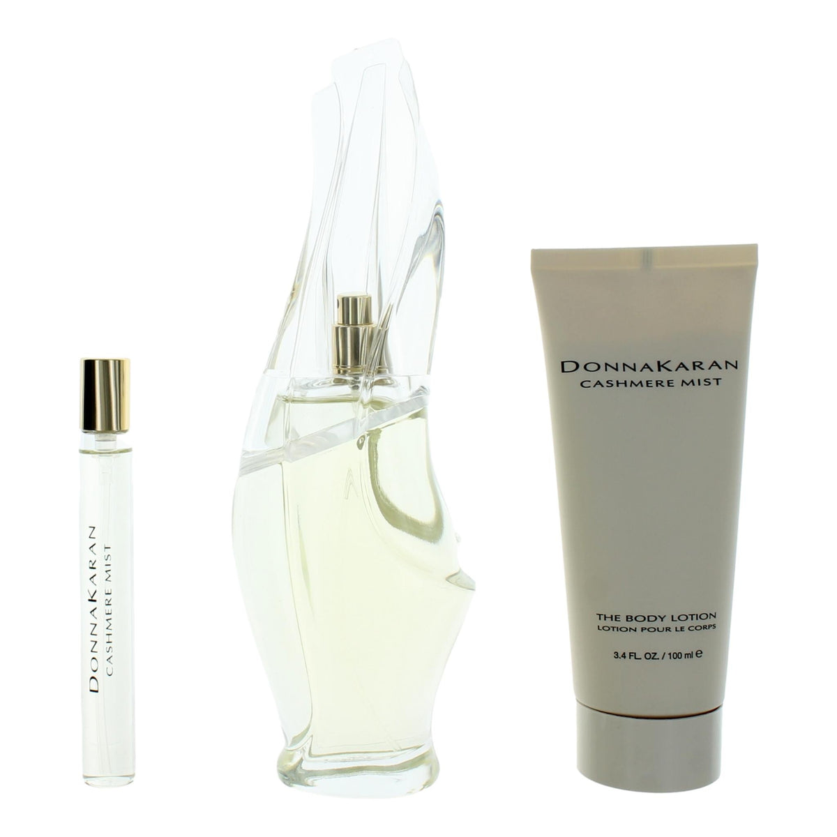 Cashmere Mist Donna Karan 3 Piece Gift Set Women - Pertinacia Perfume