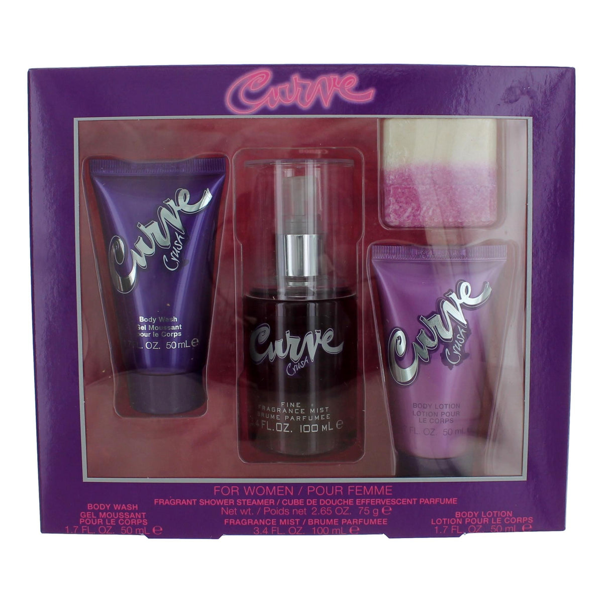 Curve Crush Liz Claiborne 4 Piece Gift Set Women - Pertinacia Perfume