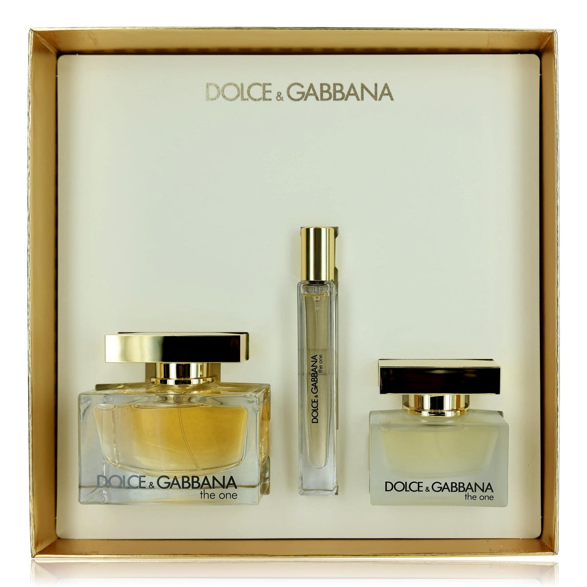 The One Dolce & Gabbana 3 Piece Gift Set Women - Pertinacia Perfume