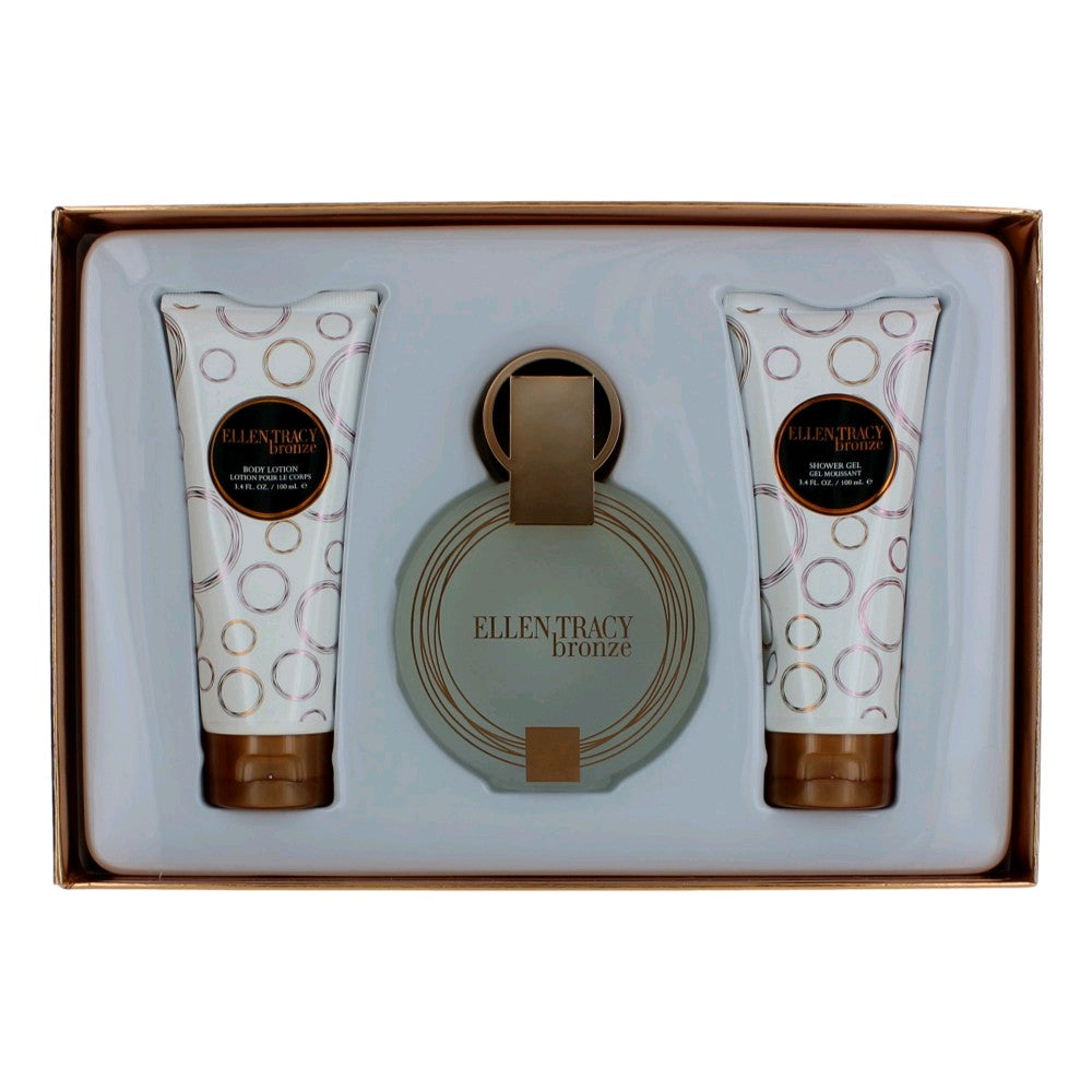 Ellen Tracy Bronze Ellen Tracy 3 Piece Gift Set Women - Pertinacia Perfume