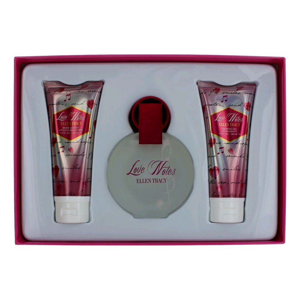 Love Notes Ellen Tracy 3 Piece Gift Set Women - Pertinacia Perfume
