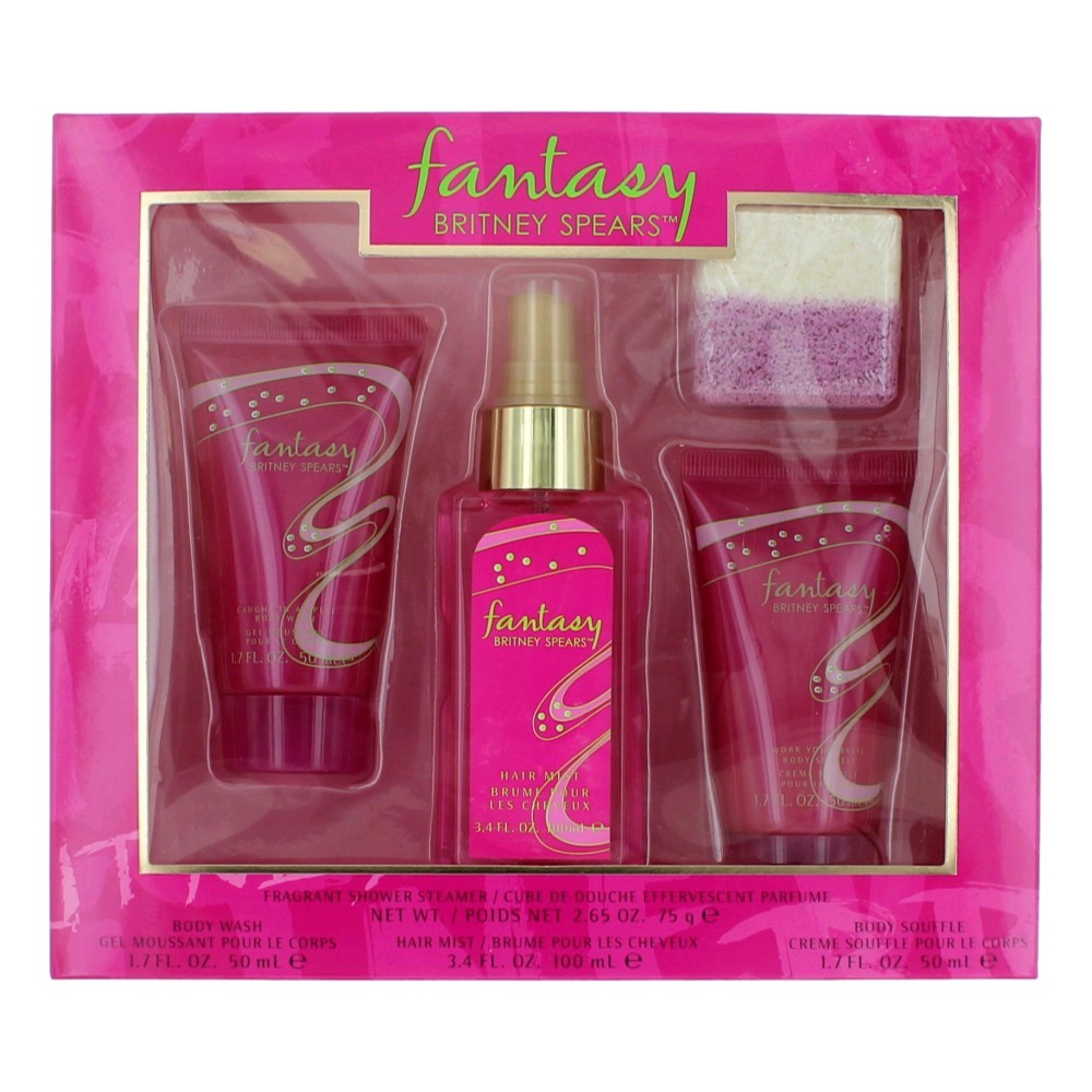 Fantasy Britney Spears 4 Piece Gift Set Women - Pertinacia Perfume
