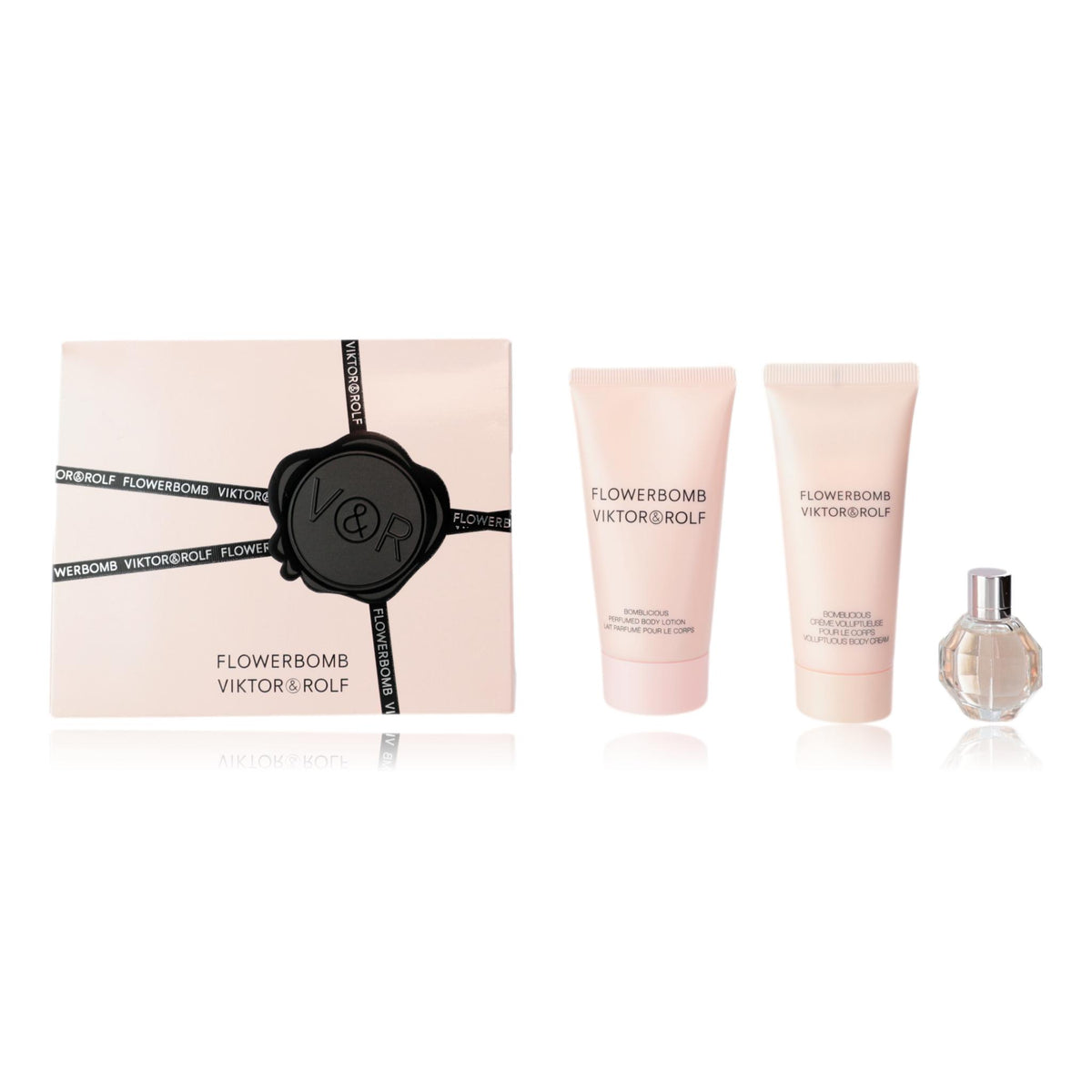 Flowerbomb Viktor & Rolf 3 Piece Mini Set Women - Pertinacia Perfume