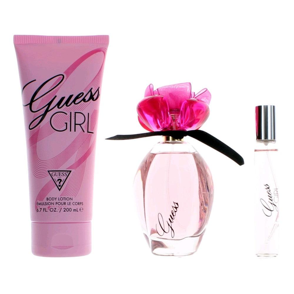 Guess Girl Guess 3 Piece Gift Set Women - Pertinacia Perfume