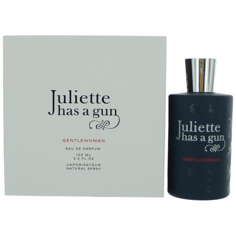 Juliette Has a Gun Gentlewoman 3.3 oz EDP spray for women, featuring a sleek glass bottle with a minimalist design.