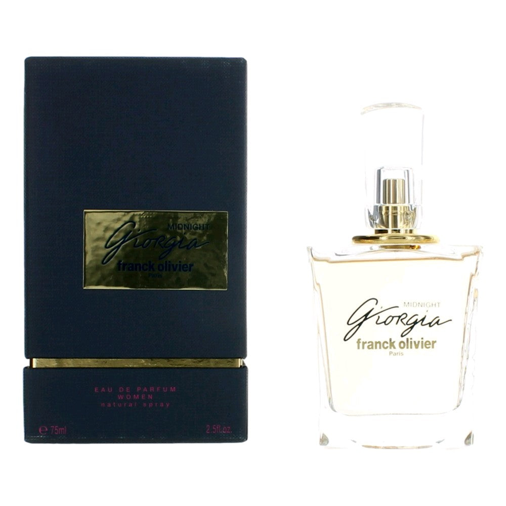 Giorgia Midnight Franck Olivier 2.5 oz EDP Spray Women - Pertinacia Perfume