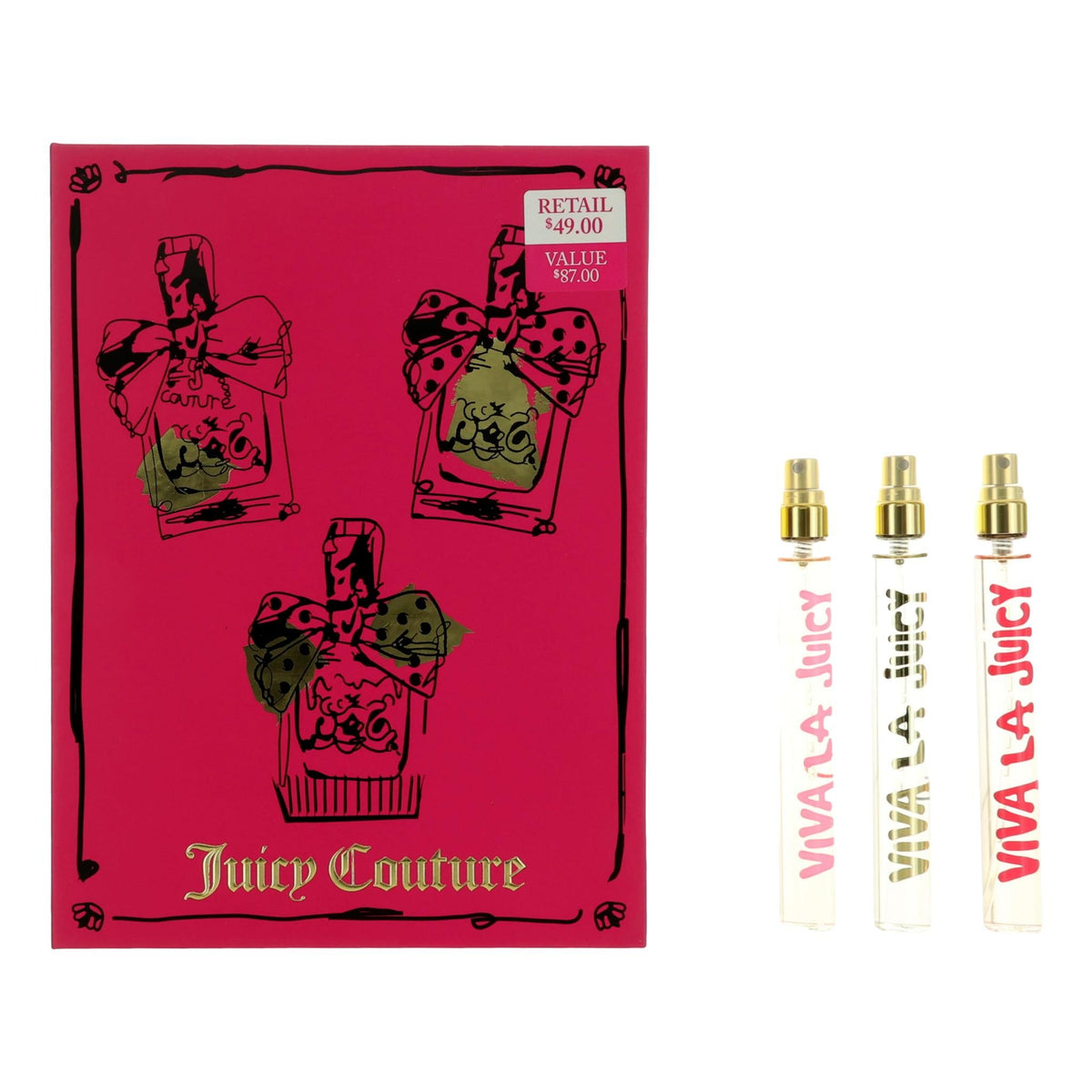 Juicy Couture Juicy Couture 3 Piece Variety Coffret Set Women - Pertinacia Perfume