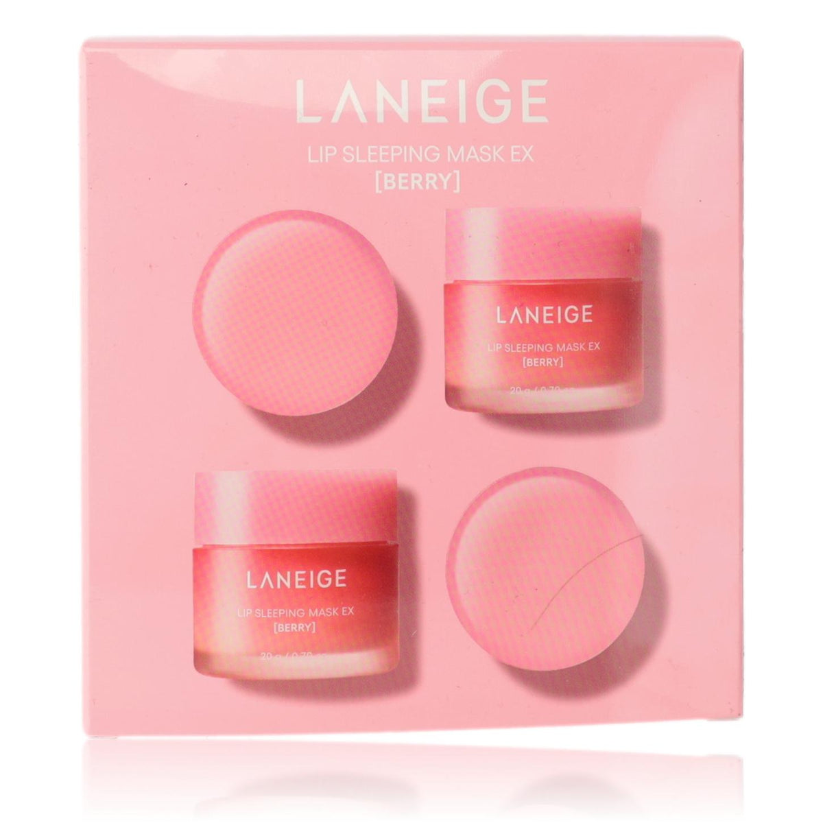 Laneige Lip Sleeping Mask EX Laneige 0.7oz Lip Mask - Berry - Pack of 4 - Pertinacia Perfume