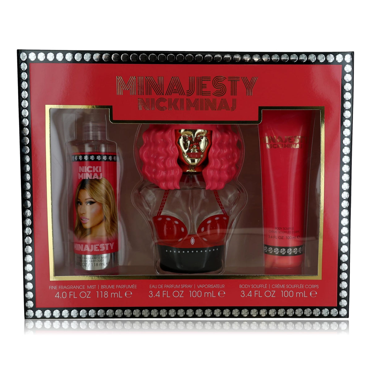 Minajesty Nicki Minaj 3 Piece Gift Set Women - Pertinacia Perfume