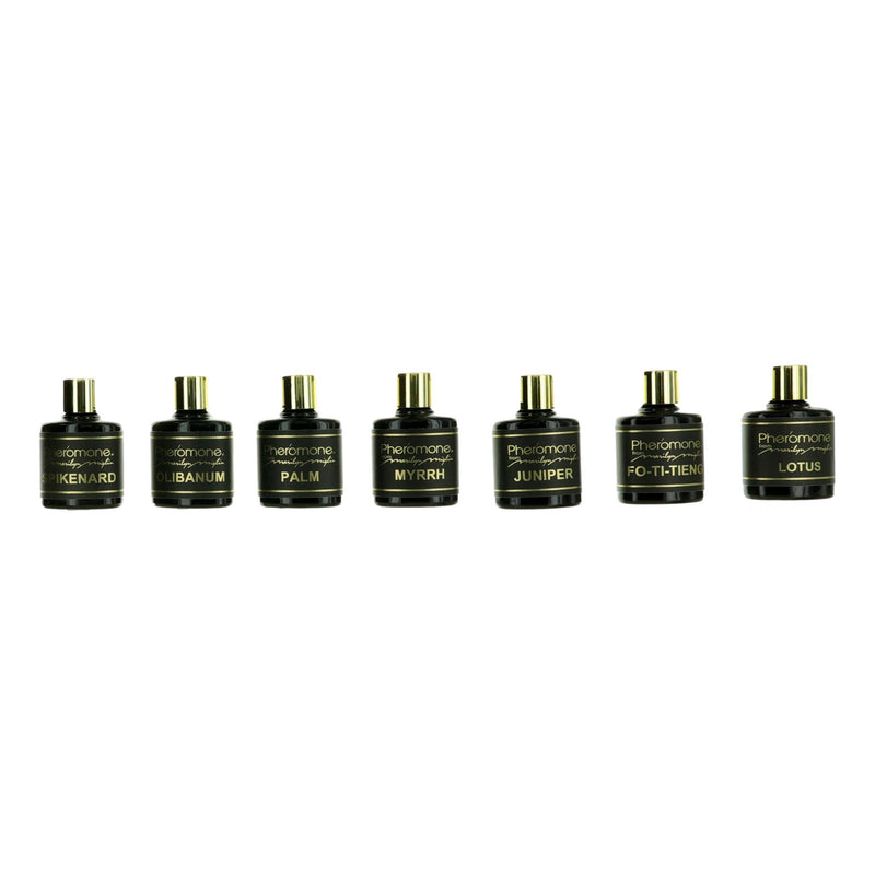 Marilyn Miglin The Ancient Art of Egyptian Aromatherapy 7-piece set with essential oils and accessories for holistic wellness.