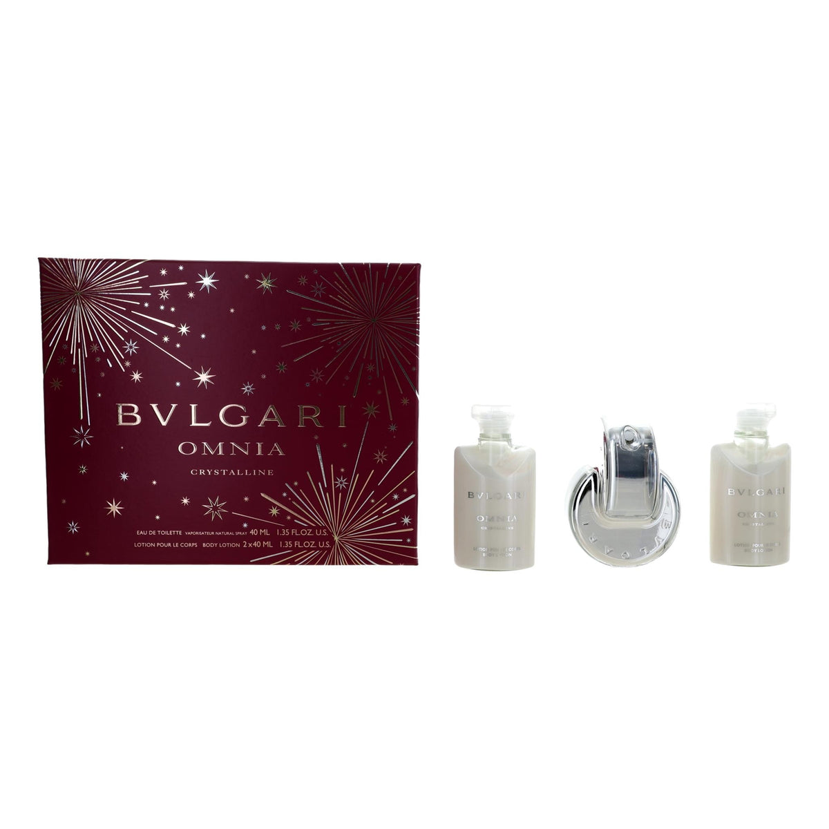 Omnia Crystalline Bvlgari 3 Piece Gift Set Women - Pertinacia Perfume