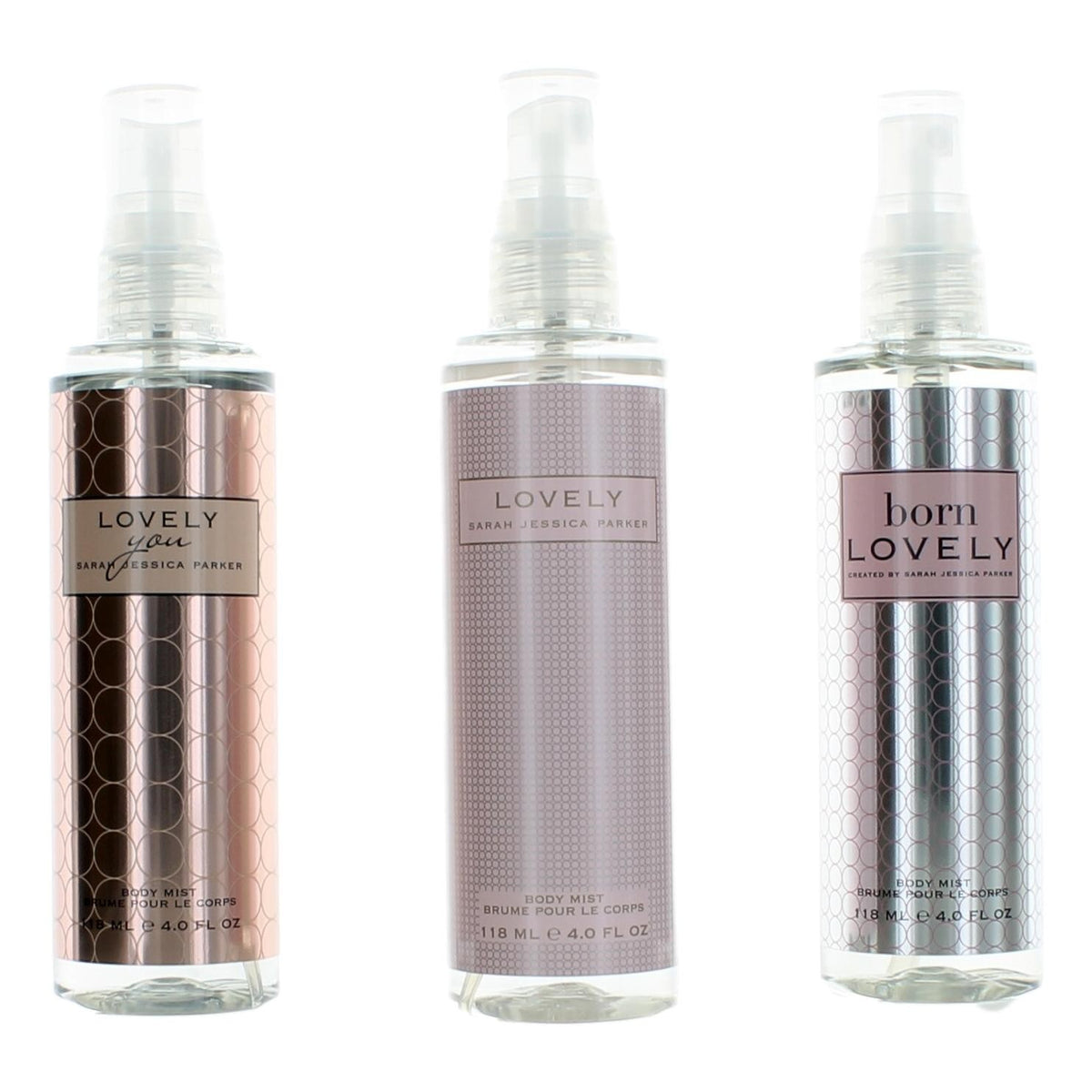 Lovely Collection Sarah Jessica Parker 3 Piece Body Spray Set women - Pertinacia Perfume