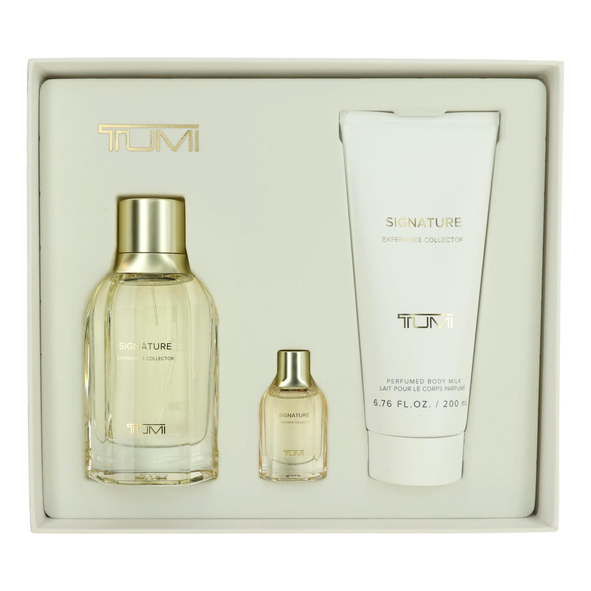 Signature Experience Collector Tumi 3 Piece Gift set Women - Pertinacia Perfume